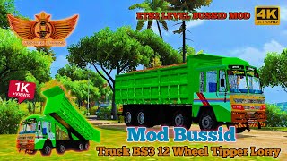 Mod Bussid Truck BS3 12 Wheel Tipper Lorry  Bus Simulator Indonesia [upl. by Ulah]