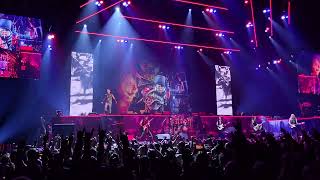 Iron Maiden  The Trooper stuck backdrop live London The O2 08072023 [upl. by Qulllon]