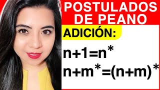 POSTULADOS DE PEANO Ejercicio con los AXIOMAS DE PEANO [upl. by Siram]