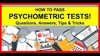 HOW TO PASS Psychometric Tests Example Questions Answers Tips amp Tricks [upl. by Bohrer]