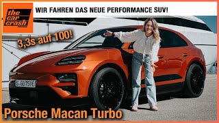 Porsche Macan Turbo 2024 Wir fahren das NEUE Performance SUV Fahrbericht  Review  Test  Preis [upl. by Eedoj]