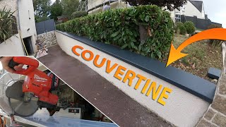 ⏩ Pose COUVERTINE de Haut de mur cest stylé comme finition  ODEMUR [upl. by Satterlee138]