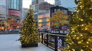 Chicago Christmas Walk Michigan AvenueMagnificent Mile Late Nov 2024 [upl. by Patterson]