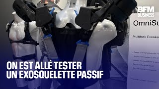 On est allé tester un exosquelette passif [upl. by Leban]