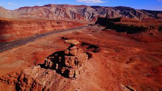 2024 Best Mexican Hat Rock 4k Drone Stock Footage version 2 Mexican Hat Rock is in Utah [upl. by Eyr]