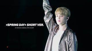 180622 BTS Lotte Family Concert Spring Day 봄날 cut ver JIMIN FOCUS [upl. by Jenine]