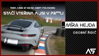 TEST MercedesAMG GT 63 na drift polygonu Stačí vteřina a jsi v prli… [upl. by Asenav]