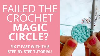 Ready to Give Up on the Crochet Magic Circle This Easy Tutorial Is for You [upl. by Eadie]