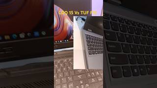 Asus TUF F15 Vs Lenovo LOQ 15  Side by Side comparison gaminglaptop shubzgadgets laptop under 60k [upl. by Aloin228]