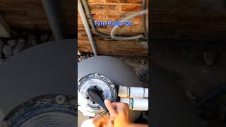 Backwash Your Pool Sand Filter diy tips poolmaintenance poolcleaner shorts pool [upl. by Atena2]