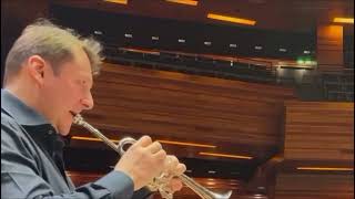 BACH Christmas Oratorio Solo Trumpet Andrei KAVALINSKI 2023 [upl. by Nerred]