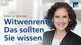 Witwenrente Das sollten Sie wissen [upl. by Atekihc]