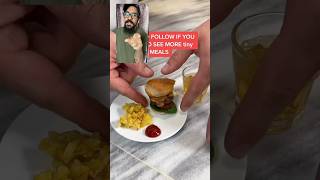 minifood burger fries sandwich satisfying foodie food cook shorts [upl. by Hamian]