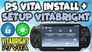 PS Vita Install amp Setup VitaBright Plugin [upl. by Barcus]