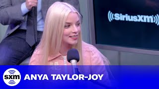 Anya TaylorJoy Jokes She Didnt Need to Improvise Feminine Rage in The Menu  SiriusXM [upl. by Nosnirb]