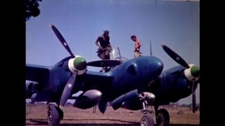 P38 Lightning UNSEEN FOOTAGE 19441945 [upl. by Eppesuig]