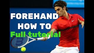 Tennis Tips  Forehand Mario Llano  Learn How To Hit a Forehand [upl. by Ligriv]