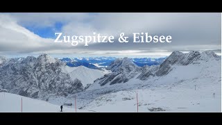 Zugspitze amp Eibsee Alps in GarmischPartenkirchen Germany [upl. by Bozovich334]