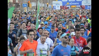 Medio Maratón Barcelona eDreams 2019 Resumen [upl. by Sunev]