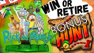 Win Or Retire Wubba Lubba Dub Dub  PUNK Slots 2024 [upl. by Bernette]