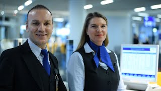 Fraport Ground Services CheckIn Agent Oktay K [upl. by Ermentrude]