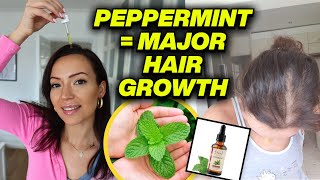 What you NEED to know about peppermint oil for FAST hair growth [upl. by Thagard]