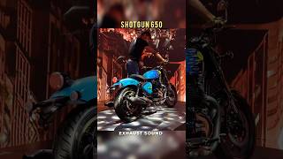 Royal Enfield Shotgun 650 Exhaust Sound  BikeWale shorts shotgun650 [upl. by Jung]