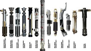 EVERY SINGLE Lightsaber Type in Star Wars [upl. by Beitris615]