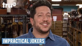 Impractical Jokers  Jerk Salesman Slings Insults [upl. by Asikal]