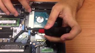 Removal of the Hard Drive from the DELL Latitude 6230 [upl. by Pucida]