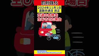 🚲知らないと罰金⁉️自転車運転の法律改正❗️🚲道路交通法 改正 罰金 自転車運転者講習制度 [upl. by Brott]