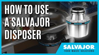 How to Use a Salvajor Disposer [upl. by Gardal]