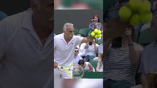 The Mansour Bahrami Trick Serve 🪄 [upl. by Irolav610]