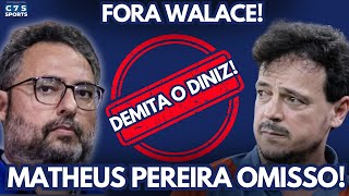 DEMITA O FERNANDO DINIZ WALACE FORA MATEUS PEREIRA OMISSO CRUZEIRO PERDE A SULAMERICANA [upl. by Desmund]