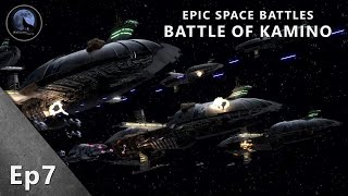 EPIC Space Battles  Battle of Kamino  Star Wars The Clone Wars [upl. by Elimay888]