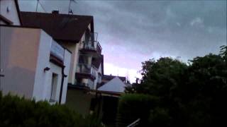 Unwetter KarlsruheGrötzingen am 20 Juni 2013 [upl. by Dionis927]