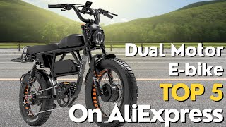 Top 5 Best Dual Motor Electric Bikes On AliExpress 2024 [upl. by Annaillil508]