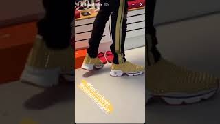 Lacazette pokes fun at Aubameyang golden boots and Hector bellerin fashion sense instagram [upl. by Studner]