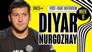 Diyar Nurgozhay full DWCS Week 8 postfight interview [upl. by Rabi]