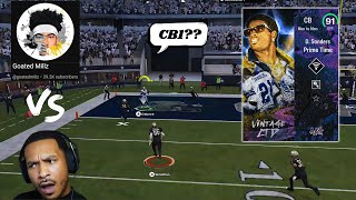 DEION SANDERS DEBUT VS GOATED MILLZ [upl. by Idnib]