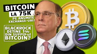 BITCOIN LA 75K PE ANUMITE EXCANGEURI  Solana peste Ethereum pe DEXuri [upl. by Corissa54]