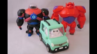 Squish To Fit Baymax Review Big Hero 6 The Series [upl. by Rillings]