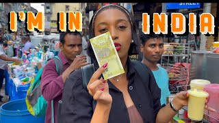 VLOG First day In INDIA  How Indians treat black African Girl [upl. by Aidyl]