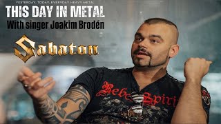 Interview with Sabaton frontman Joakim Broden [upl. by Nylhtak]