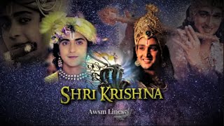 Yada Yada Hi Dharmasya  Shri Krishna Govind Hare Murari  Krishna Theme  Radhakrishna  Mahabharat [upl. by Tiram771]