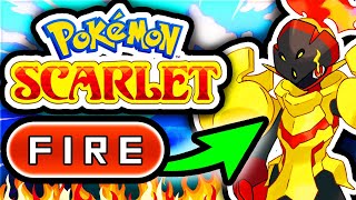 Can You Beat Pokemon Scarlet Using ONLY FIRE TYPES [upl. by Enitsenre]