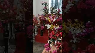 Flowers made from wood pulp  video from Craft village Iringal [upl. by Ailec]