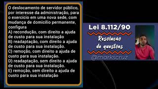 Resolução de questões da Lei 811290 para concursos [upl. by Ginni]