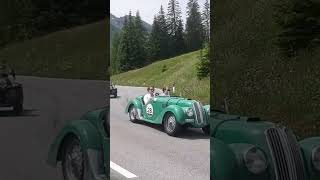 Race of oldtimer cars in Dolomities in Italy in 2024 [upl. by Buffy]