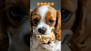 Cavalier Puppy’s First Time Tasting Peanut Butter 🤩🤩🤩 coversong music newsong peepo 🤩🥰 sandunes [upl. by Abdu]